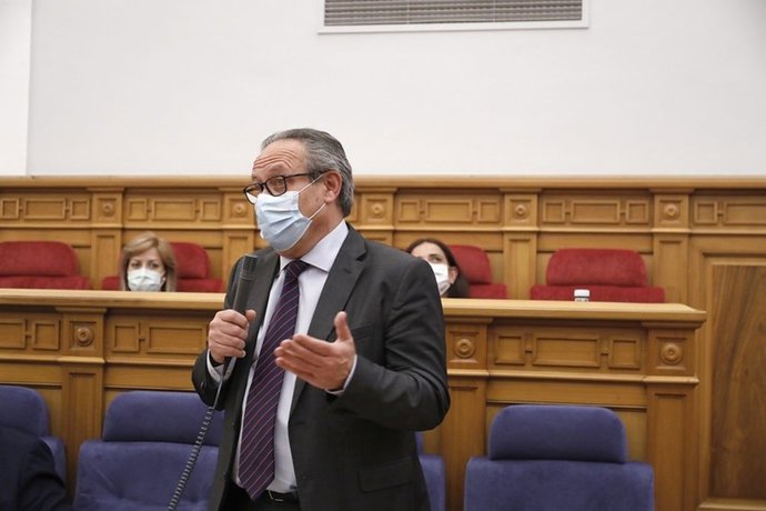 El consejero de Hacienda y Administraciones Públicas, Juan Alfonso Ruiz Molina,