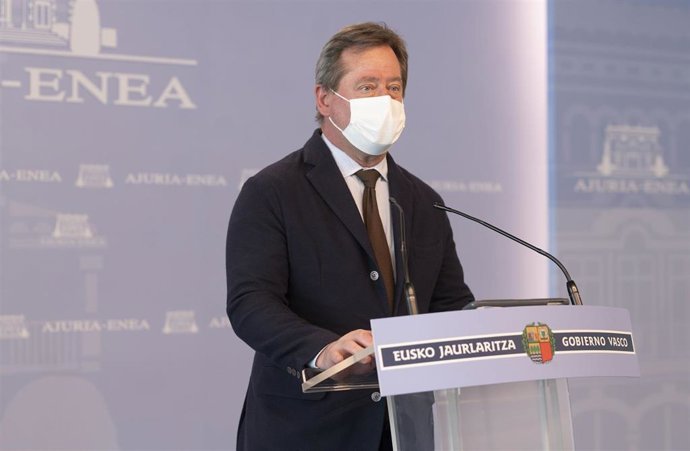 Archivo - Bingen Zupiria, portavoz del Gobierno Vasco.