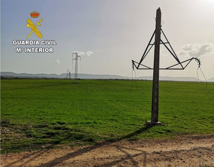 La Guardia Civil desarticula una banda criminal dedicada al robo de cobre en la provincia de Toledo