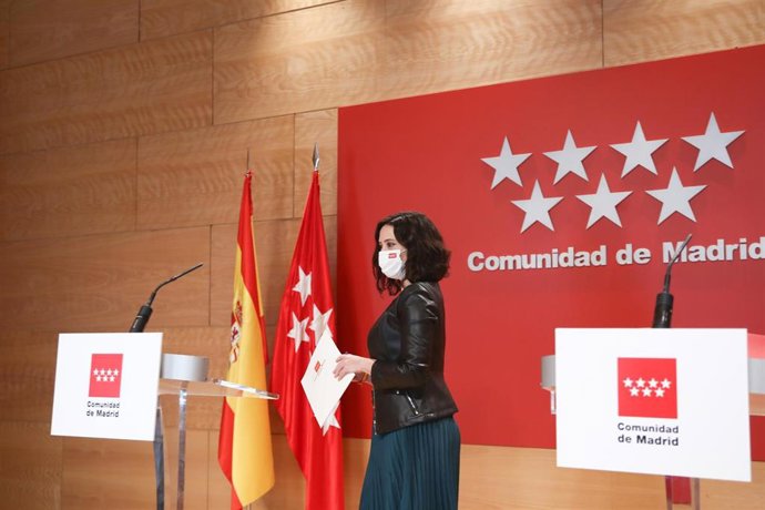 La presidenta de la Comunidad de Madrid y candidata a la reelección, Isabel Díaz Ayuso