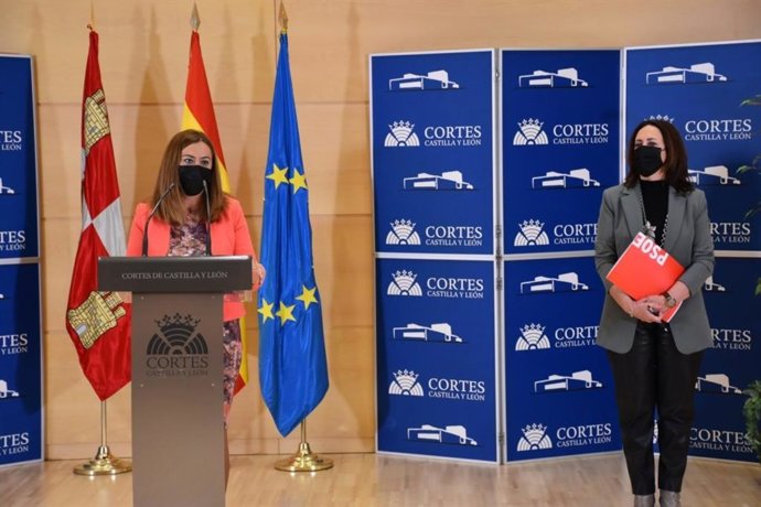 Barcones y Rubio analizan en rueda de prensa la biblioteca de proyectos de la Junta a los fondos europeos