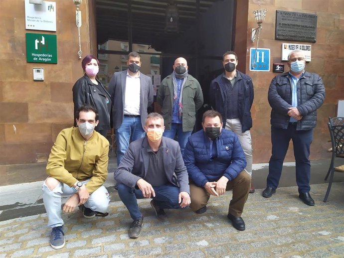 Reunión con los nuevos integrantes de la junta directiva de la Agrupación Calatayud-Aranda.