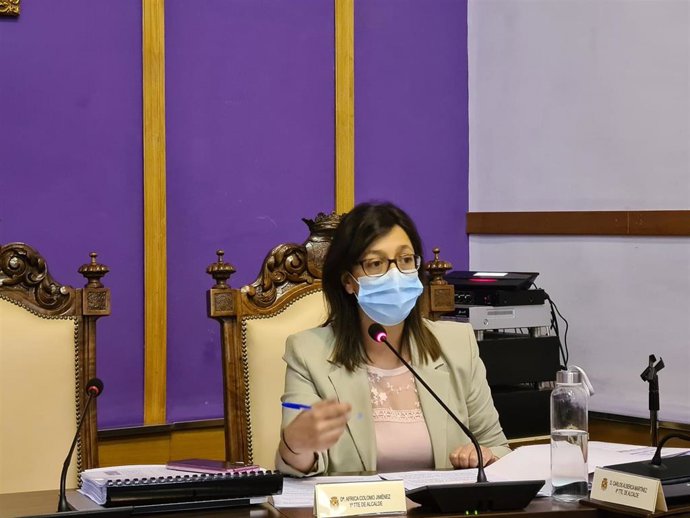 La concejala de Presidencia del Ayuntamiento de Jaén, África Colomo.