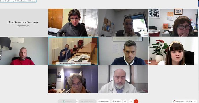 Imagen de la reunión.