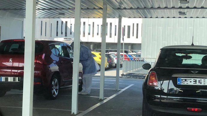 Autocovid del HUCA, realización de pruebas PCR para la detección del Coronavirus Covid-19