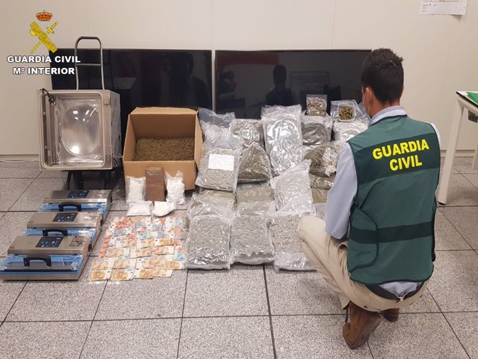 Envíos de droga mediante paquetería incutados en Alicante