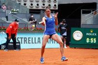 Sara Sorribes se despide de la Caja Mágica ante Simone Halep