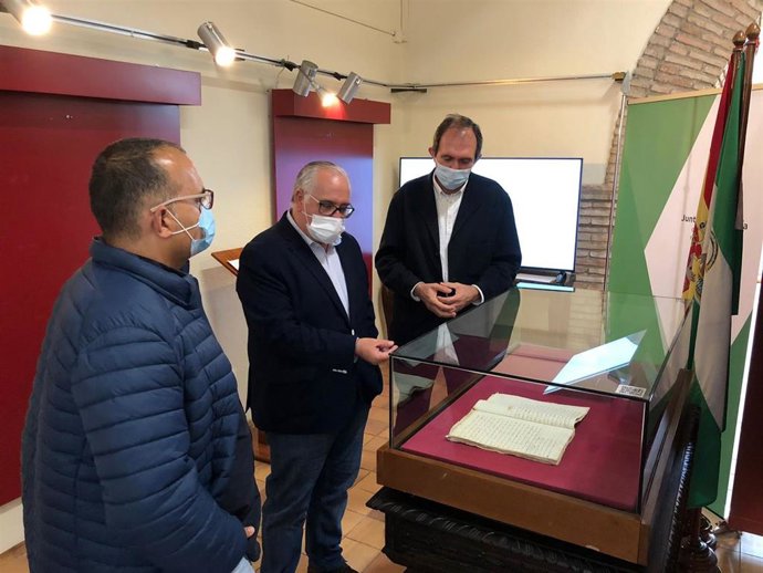 Contrato de aprendiz expuesto en el Archivo Histórico Provincial.