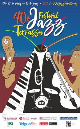 Cartel del 40 Festival de Jazz Terrassa.