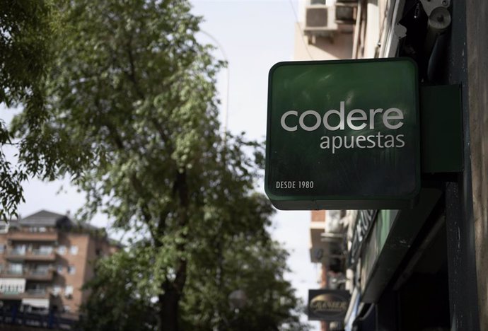 Un local de Codere, a 23 de abril de 2021, en Madrid, (España). El operador de juego Codere ha alcanzado un acuerdo con un grupo significativo de sus acreedores, titulares de una mayoría de los bonos actualmente emitidos, por el cual estos inyectarán ha