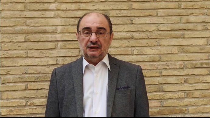 Archivo - El secretario general del PSOE en Aragón y presidente del Gobierno autonómico, Javier Lambán.