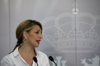 La ministra de Trabajo defiende el Primero de Mayo como una respuesta "rotunda" a la crisis