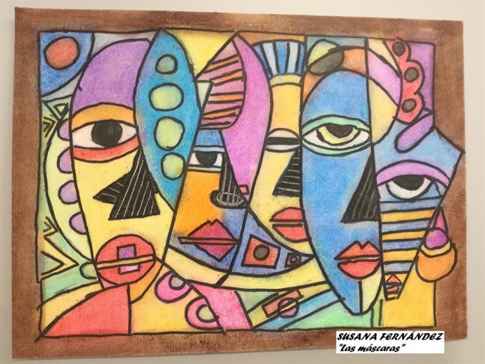 La Comunidad de Madrid expone 18 cuadros realizados por personas con discapacidad intelectual