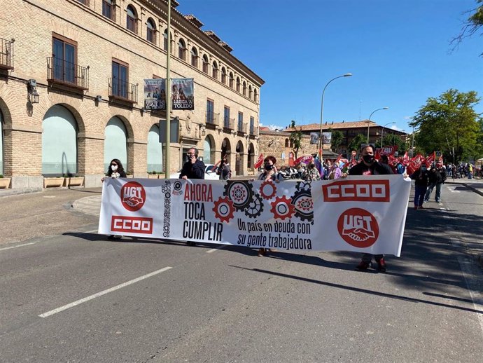 Manifestación del 1 de mayo en Toledo