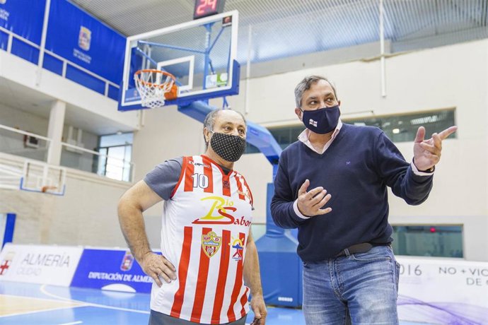 Ángel Escobar en el Pabellón Moisés Ruiz.