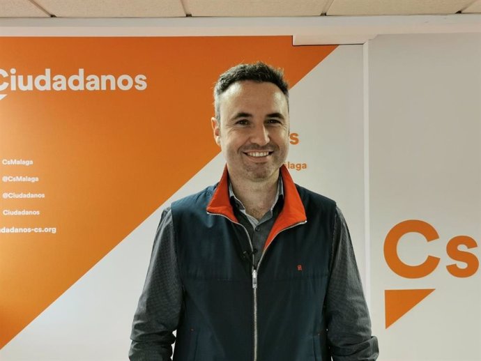 El secretario de comunicación de Ciudadanos Andalucía y miembro de la dirección nacional de la formación naranja, Guillermo Díaz.