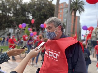 El secretario general de CCOO-Canarias