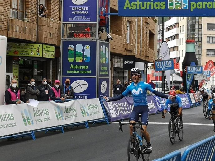 Segunda etapa de la Vuelta Ciclista a Asturias, en Cangas del Narcea.