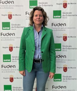 La secretaria de Organización de SATSE en Murcia, Mercedes García Herrero