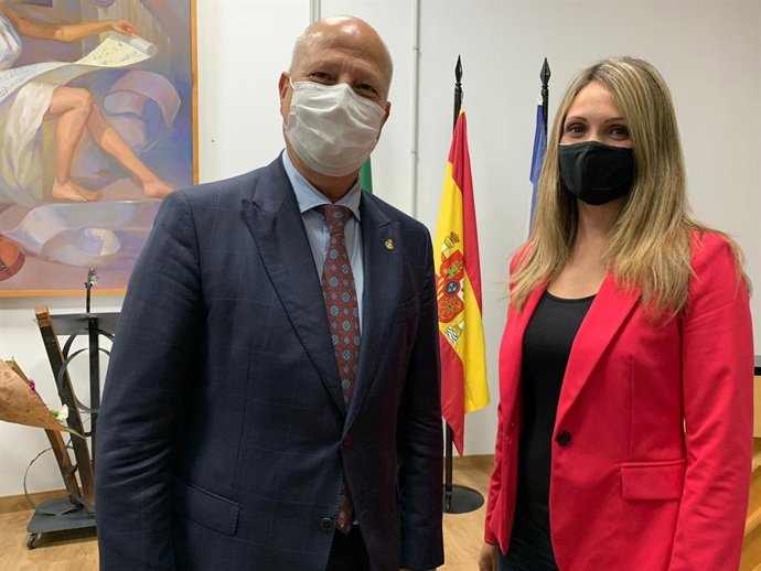 Ponce con Javier Imbroda