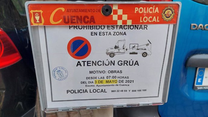 La sustitución de cableado eléctrico subterráneo provocará restricción de aparcamiento en calle San Lázaro de Cuenca