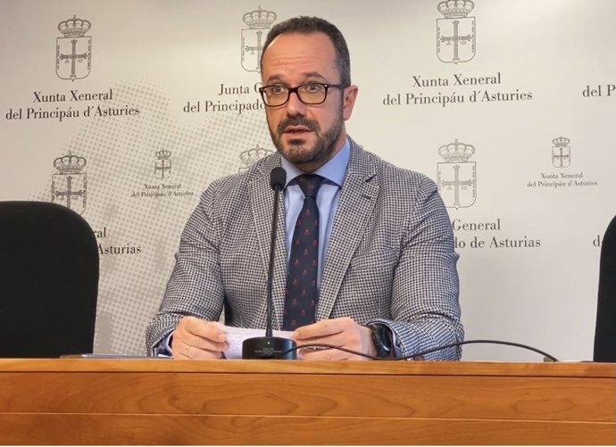 Archivo - El presidente de Vox Asturias y portavoz de Vox en la Junta General del Principado, Ignacio Blanco.