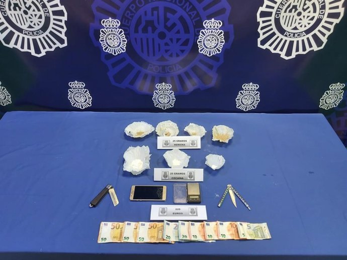 Imagen de la droga intervenida en la Operación Altillo