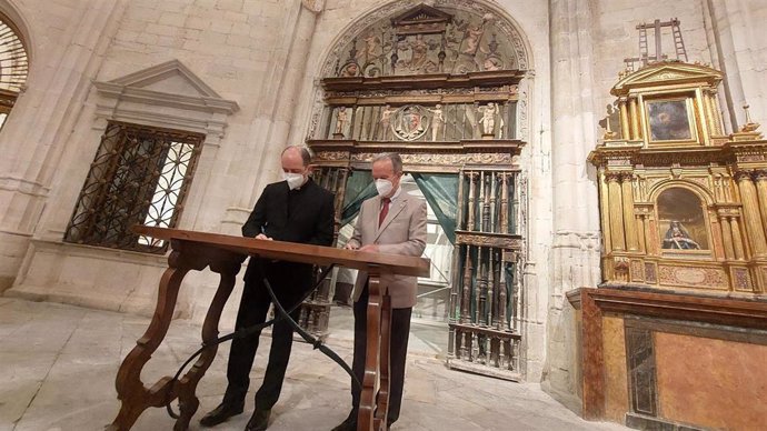 Catedral de Cuenca y Globalcaja se alían en la restauración del retablo de la Asunción, datado en el siglo XVI.