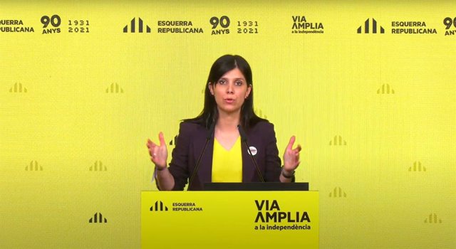 Arxiu - La secretària general adjunta i portaveu d'ERC, Marta Vilalta.