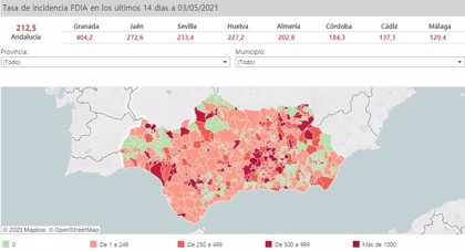 101 Municipios Andaluces Superan La Tasa 500 Y 27 La Tasa 1 000 A 48 Horas De Actualizar Restricciones