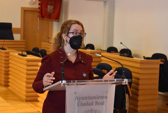 La portavoz del equipo de Gobierno de Ciudad Real, Sara Martínez.