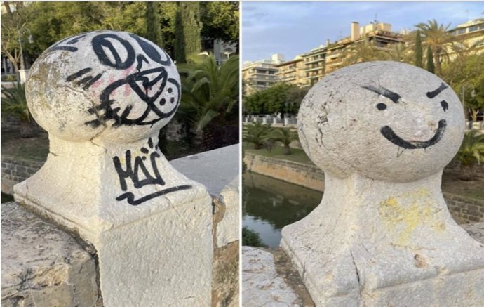 Grafitis en Palma.