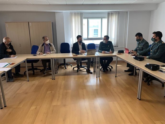 Reunión de la comisión de seguimiento entre la Diputación de Cáceres y la Comandancia de la Guardia Civil para la mejora de los cuarteles de la provincia