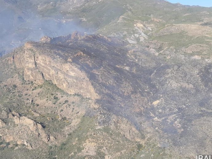 Incendio sofocado en Pechina (Almería)