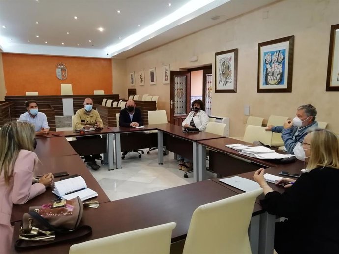 Reunión entre el Ayuntamiento de Almonte y Cepyme Almonte.