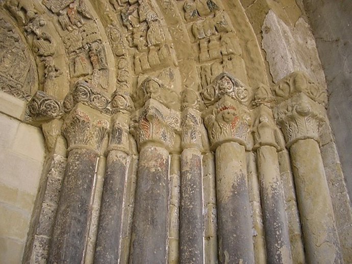 Iglesia de San Salvador, Ejea de los Caballeros, portada norte.