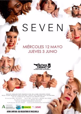 Cartel de la obra Seven del grupo de teatro 'El Malecón' de la ONCE