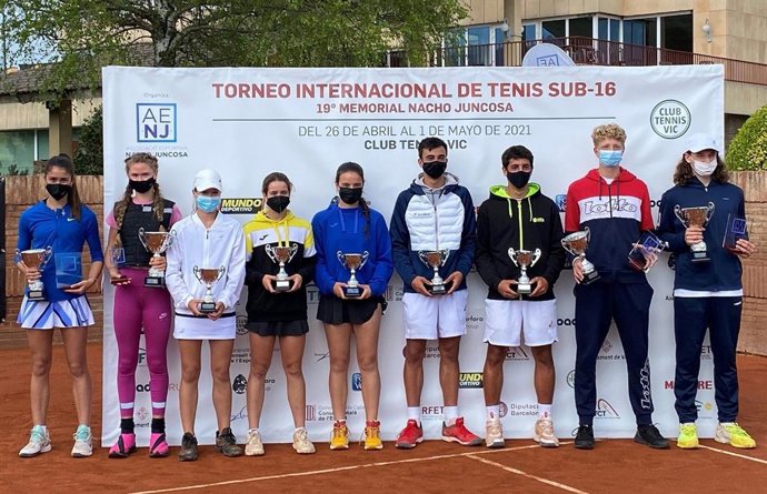 Ganadores y finalistas individual y dobles