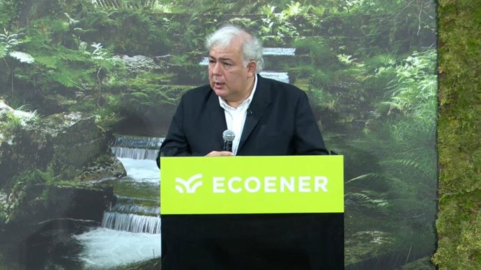 El presidente de Ecoener, Luis de Valdivia, en la salida a Bolsa del grupo