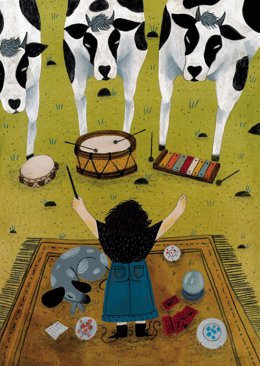 Ilustración de Bea Gregores para la edición de 'Non te Amola', de Xela Arias, que impulsa el Consello da Cultura Galega