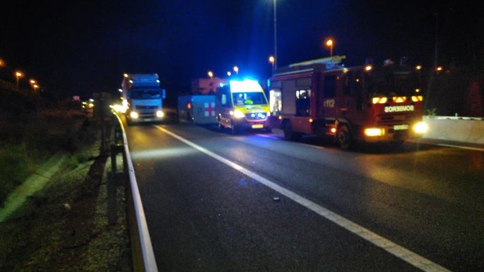 Accidente de tráfico.