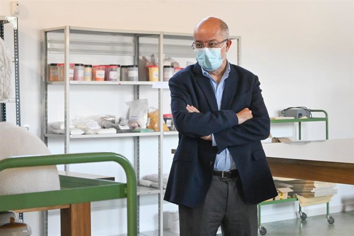 El vicepresidente de la Junta, Francisco Igea, visita Santa Colomba de Somoza (León).