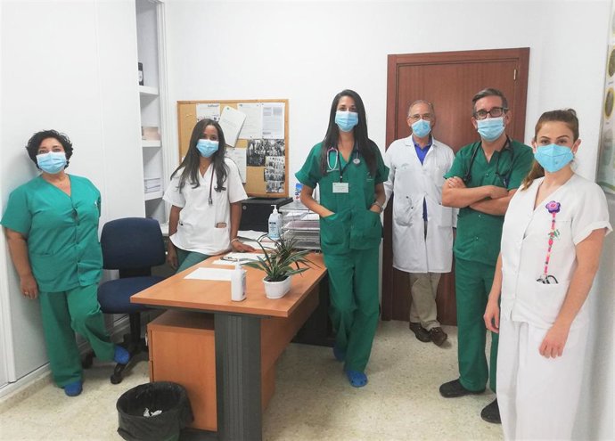 Miembros del Servicio de Neumología del Hospital Infanta Elena de Huelva.