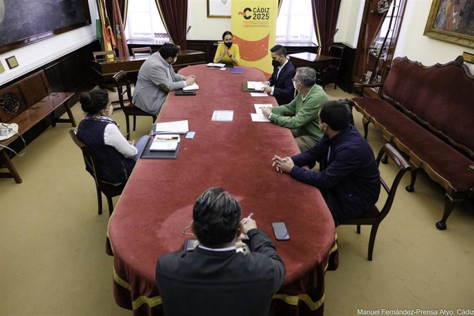 Reunión entre Ayuntamiento y Diputación por la candidatura al Congreso de la Lengua