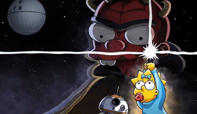 Archivo - Disney+ celebra el Día de Star Wars con un crossover con Los Simpson