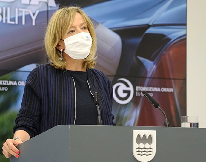 La portavoz de la Diputación de Gipuzkoa, Eider Mendoza
