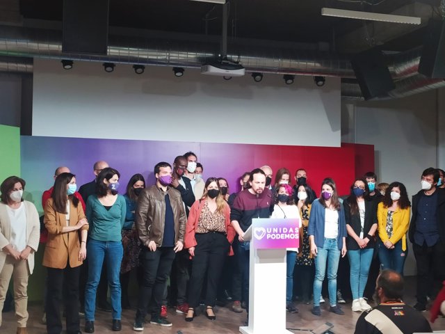 El candidato de Unidas Podemos a la Presidencia de la Comunidad de Madrid, Pablo Iglesias., deja todos los cargos en Podemos y no será diputado por "haberse convertido en un chivo expiatorio"