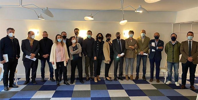 Representantes de los hoteleros.