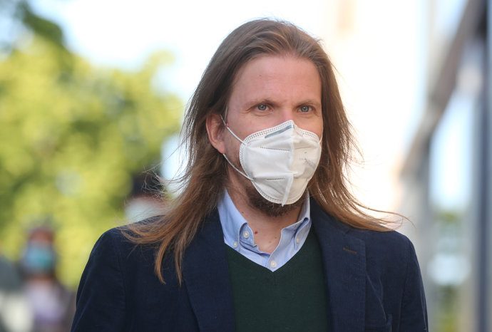 El secretario general de Podemos en Castilla y León, Pablo Fernández