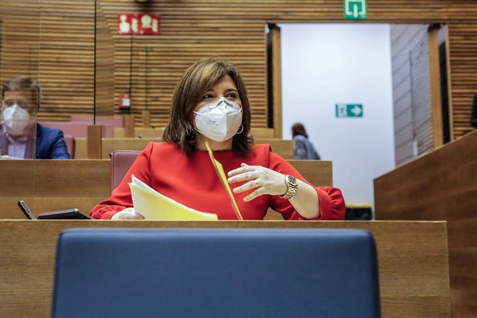 La líder del PPCV, Isabel Bonig, en imagen de archivo en Les Corts